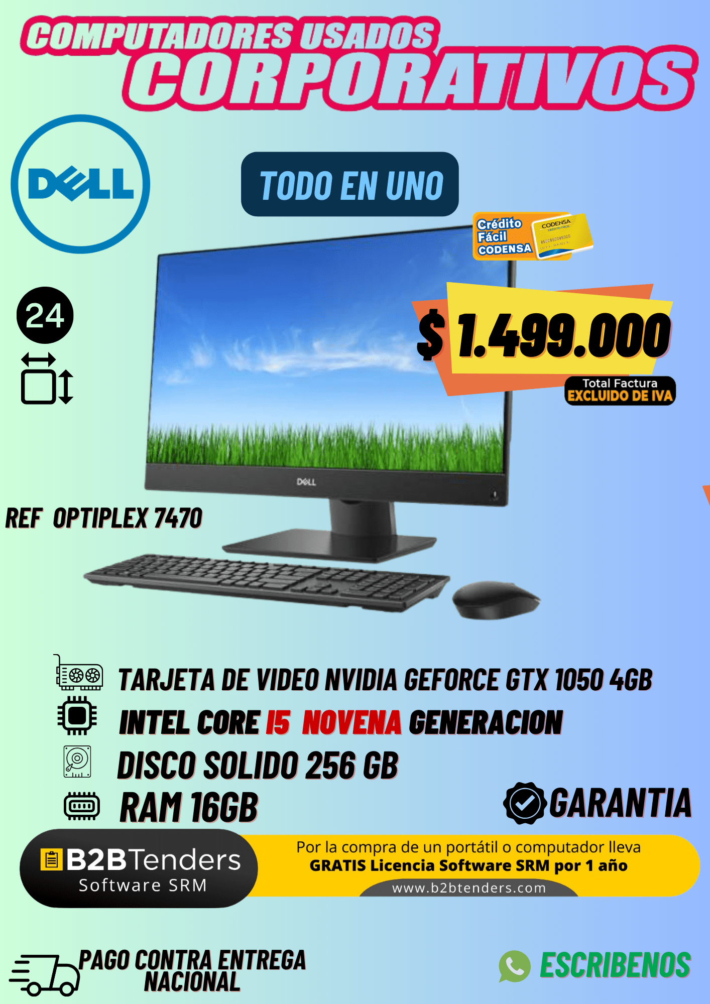 Todo en uno Optiplex 7470